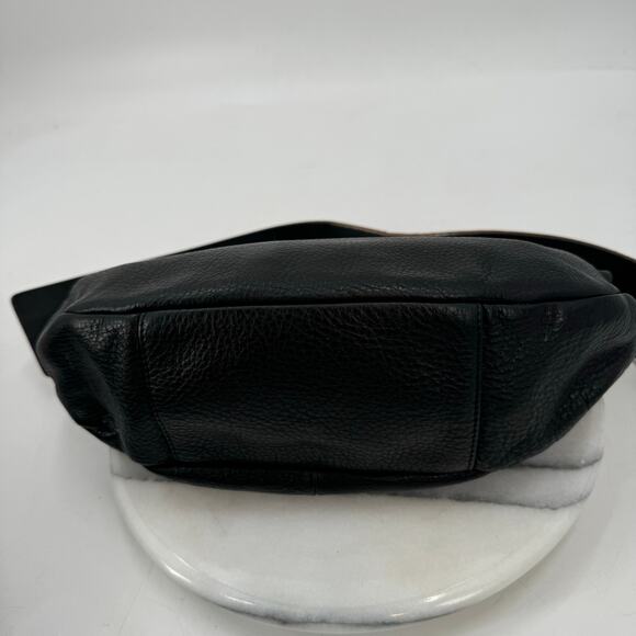 Bonini Y2K Abstract orange and black leather shoulder bag - Picture 6 of 10